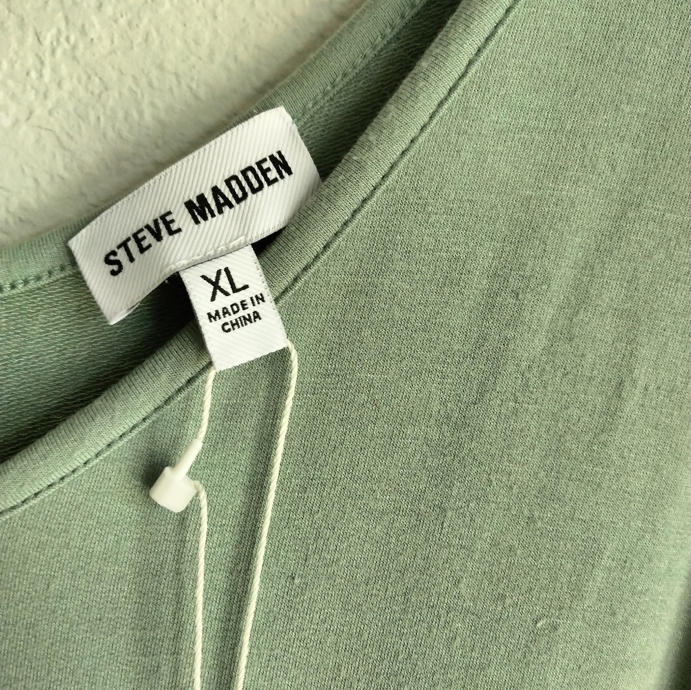 Steve Madden Sleeveless French Terry Jumpsuit NWT - Picture 4 of 5